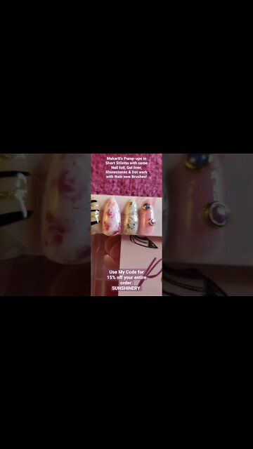 Nails 💅 we created from Tonight's LIVE Makartt Unboxing!!! Check it out on my Channel 💖