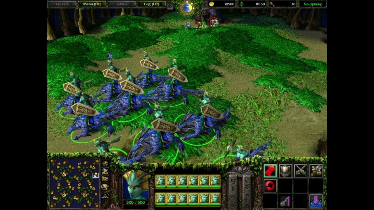 WC3 Classic: Naga Siren on a Snap Dragon Mount