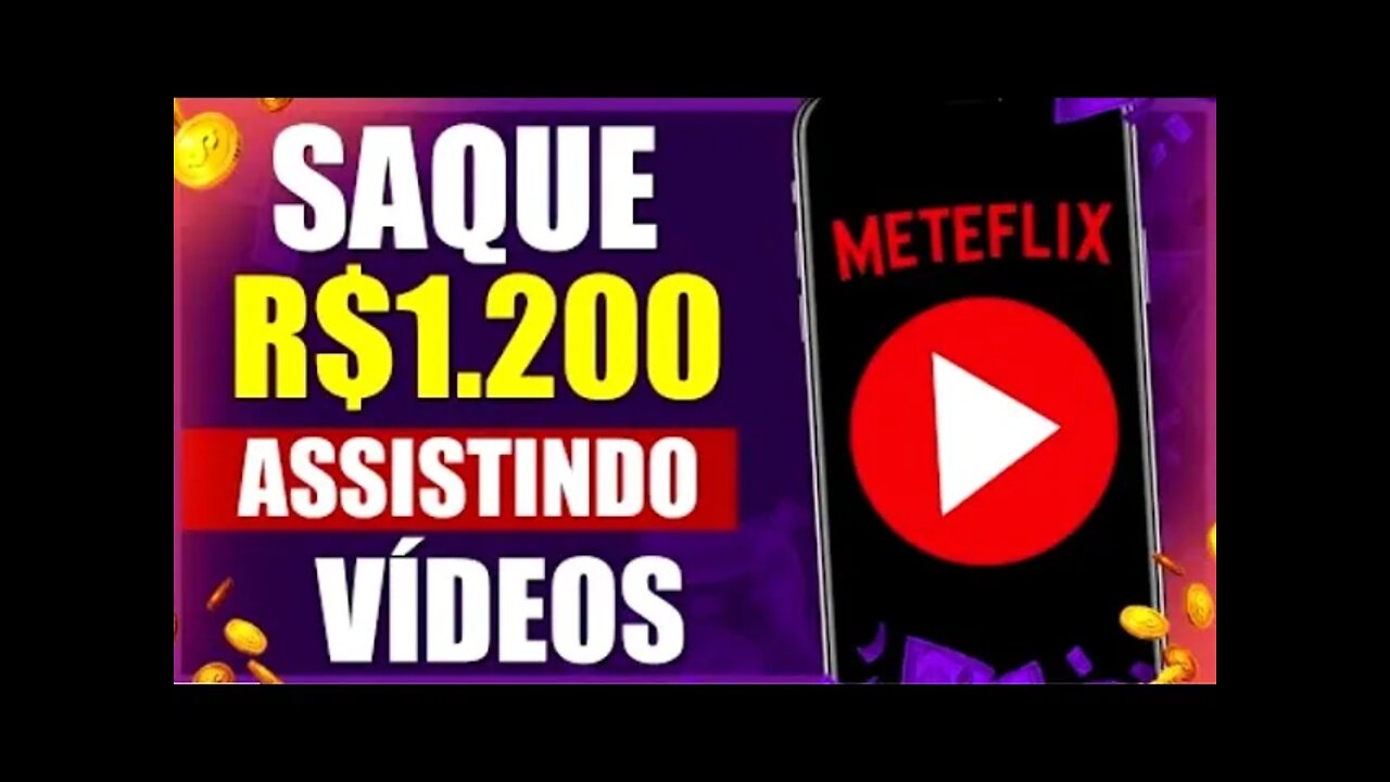 VAZOU! 😱 APP DE GANHAR DINHEIRO ASSISTINDO VÍDEOS, / Aplicativos de ganhar dinheiro 2022