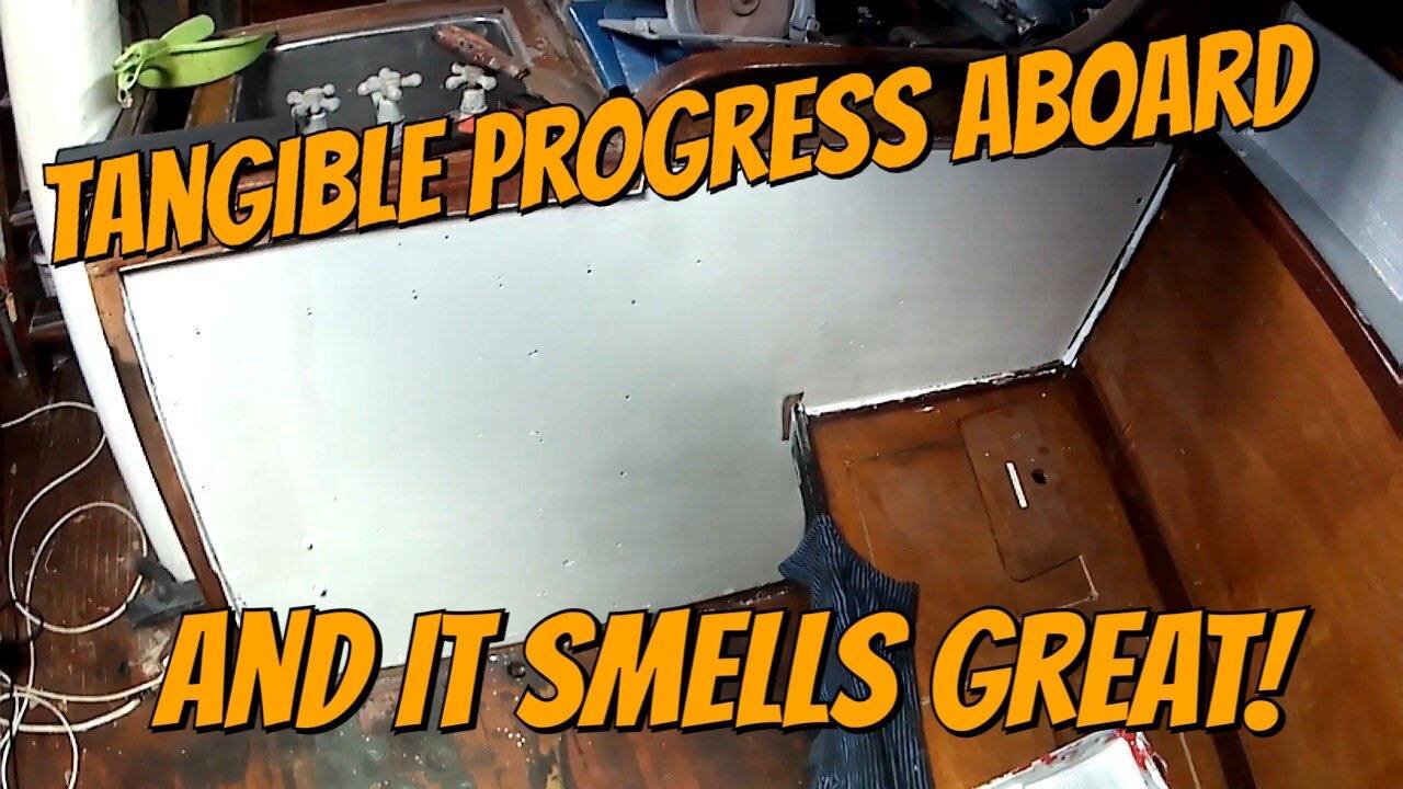 S02E06 Cleanup and restoration. #boat #boatrenovation #diy #restoration #boatbuilding #fire