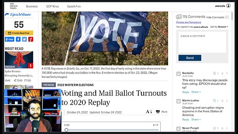 2022 Midterms | Early Voting, Mail-In Balloting Trends Show 2020 REPLAY