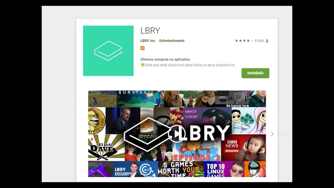 MONARQUIA LIVRE: Odysee no seu celular pelo app LBRY