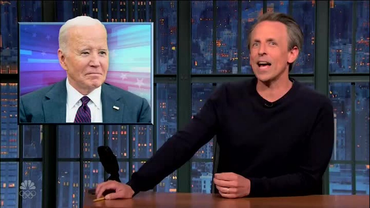 Meyers: ‘Disclaimer’ to My ‘Biden Is Old Jokes’ — ‘No Equivalency’ to a Man Showing Signs of Age and a ‘Demented 77-Year-Old Criminal’