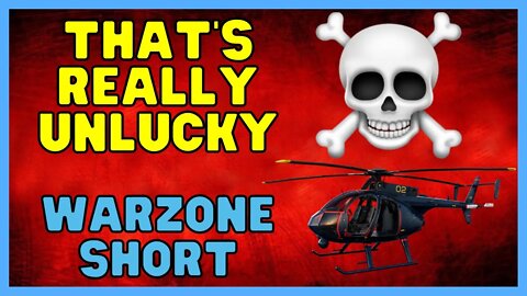 That's Really Unlucky... | CoD Warzone Shorts #shorts