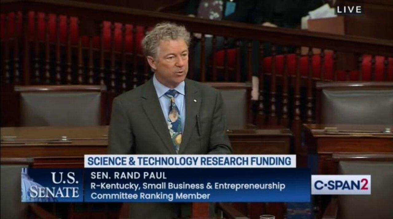 Senate Passes Dr. Rand Paul’s Motion to Stop Gain-of-Function Research Funding in China