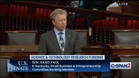 Senate Passes Dr. Rand Paul’s Motion to Stop Gain-of-Function Research Funding in China