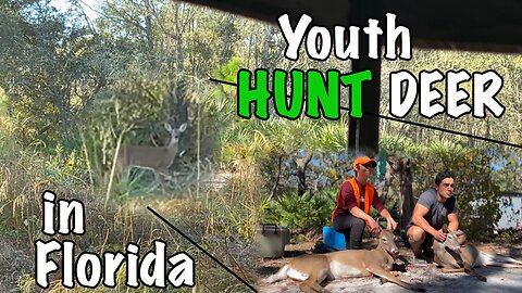 Kid Shoots his First DEER in Florida