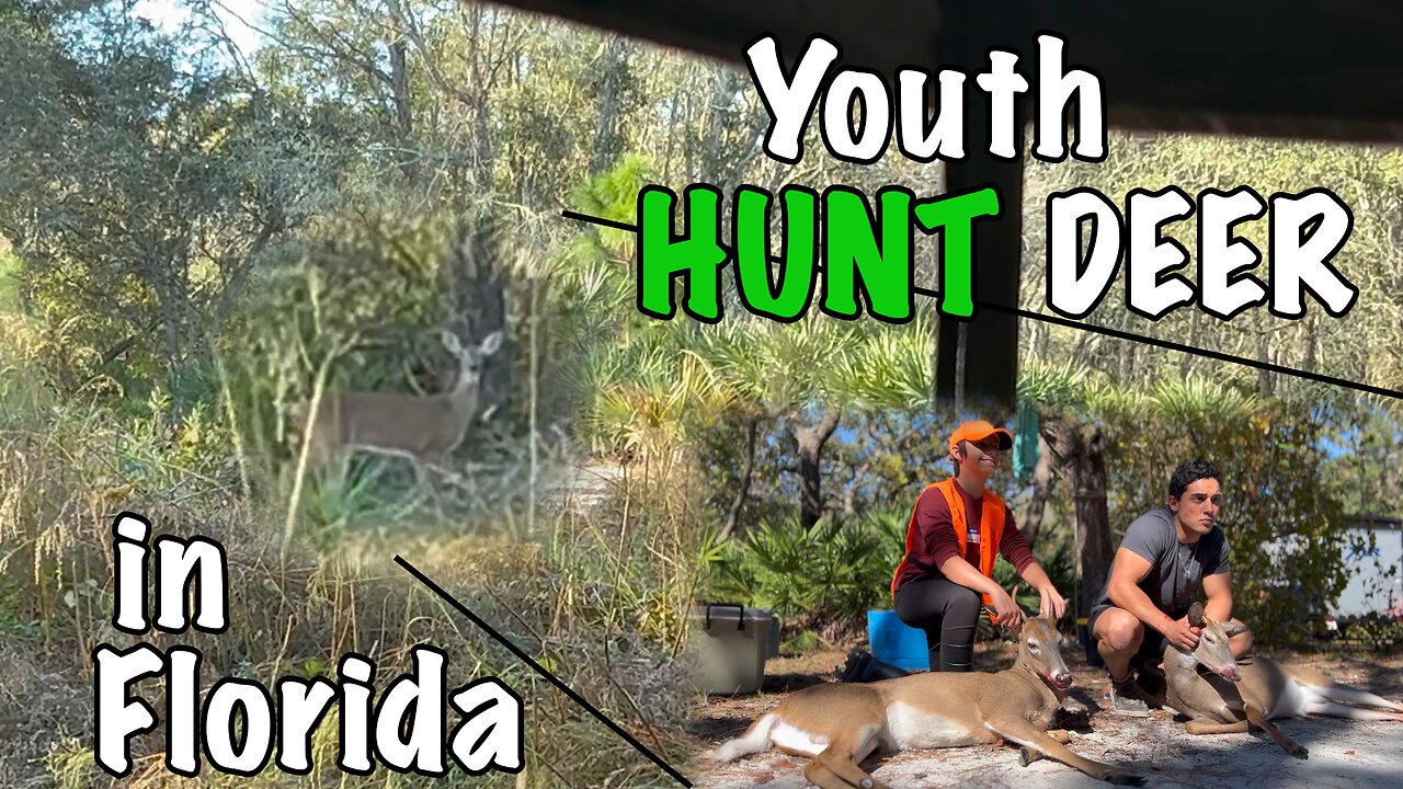 Kid Shoots his First DEER in Florida