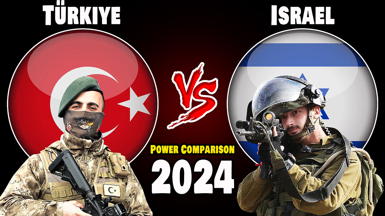 Türkiye vs Israel Military Power Comparison 2024 | Israel vs Türkiye Military Power 2024