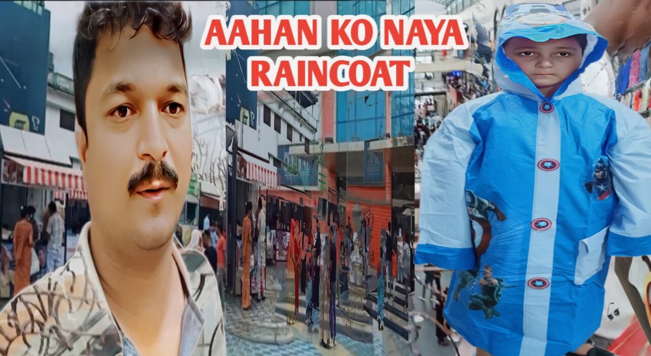 Aahan le naya raincoat kinyo aaja||avengers vayeko raincoat||Saurab vlogs 🤔