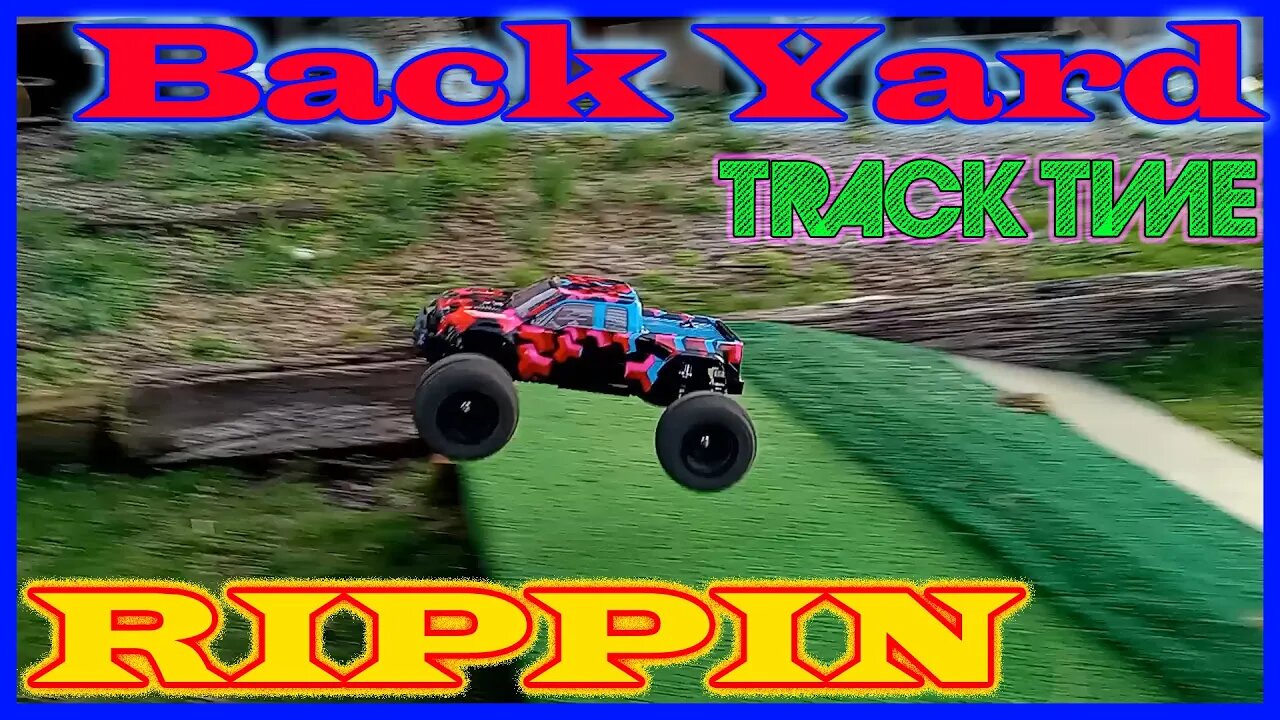 Back Yard Track Footage - Figuring out Layout & RIPPIN - Update Work In Progress - HBX 903 & Piranha