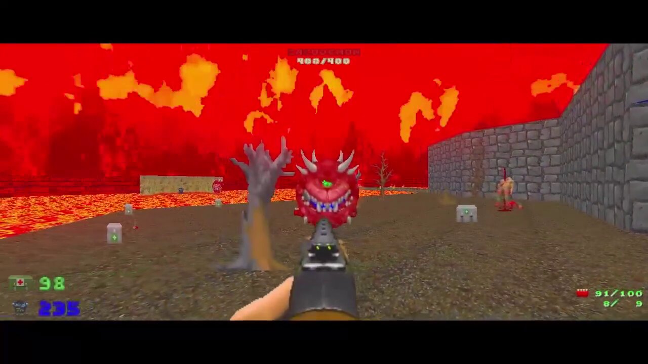 Brutal Doom - Ultimate Doom - E3M6 - Mt. Erebus