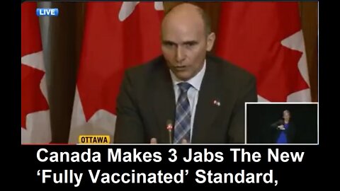 Canada Makes 3 Jabs The New ‘Fully Vaccinated’ Standard, Saying ‘Two Doses Doesn’t Work Anymore’