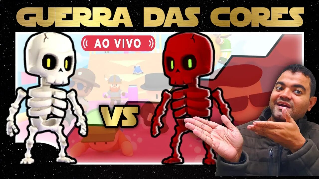 #STUMBLEGUYS GUERRA DAS CORES VERMELHO VS BRANCO !!