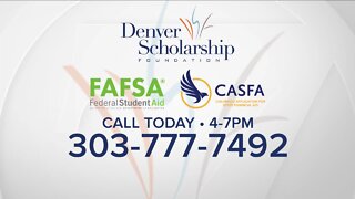Denver7 will have help filling out FAFSA this afternoon
