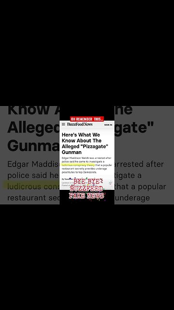 BYEBYE #buzzfeed #FAKENEWS remember this?