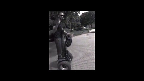 Andrew Tate world champion Segway, ditches the Lambo