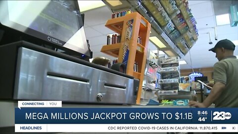 Mega Millions jackpot grows to $1.1B