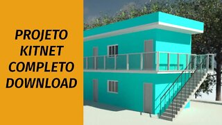 Planta de kitnet 4 5x7 download planta