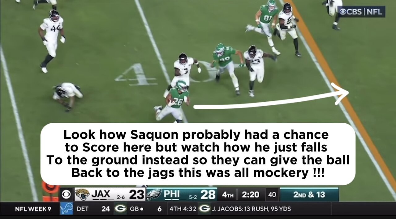 Rigged Jacksonville Jaguars BACKDOOR COVER VS Philadelphia Eagles | WHAT A JOKE WAKE UP PEOPLE !!