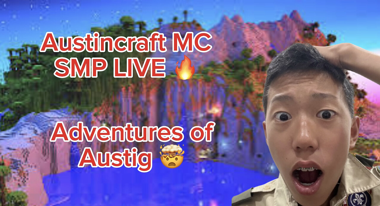 Minecraft AustinCraft LIVE with viewers ft. Danny 🦃 #rumbletakeover