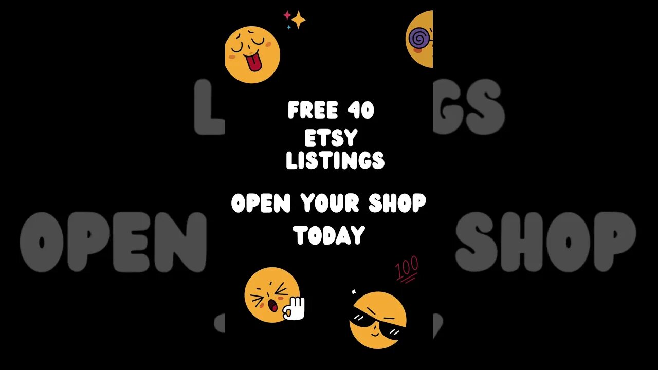 40 Free Etsy listings!!! November