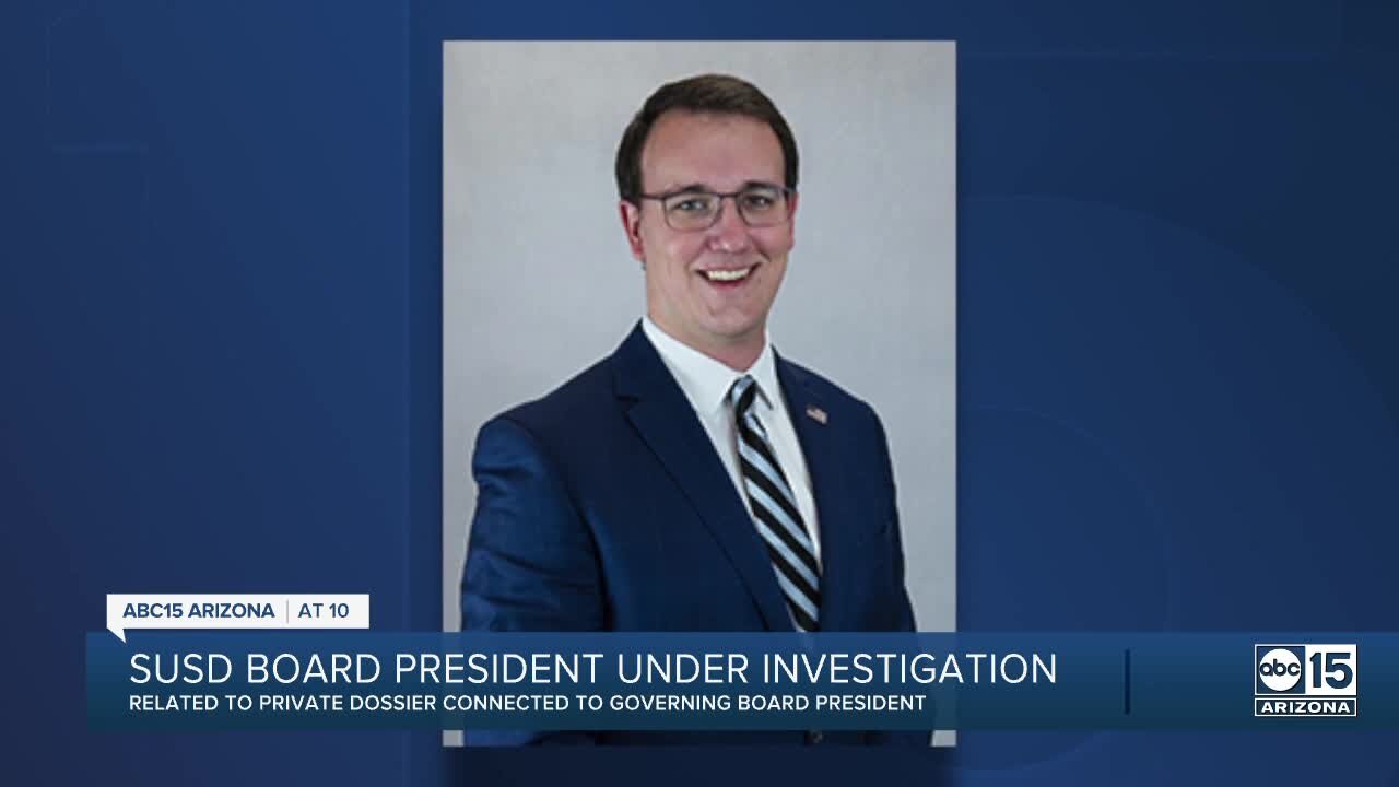 Scottsdale police investigating school board president