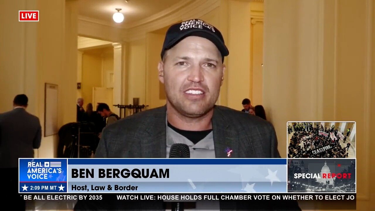 Pro-Hamas Protest Happening Inside the US Capitol