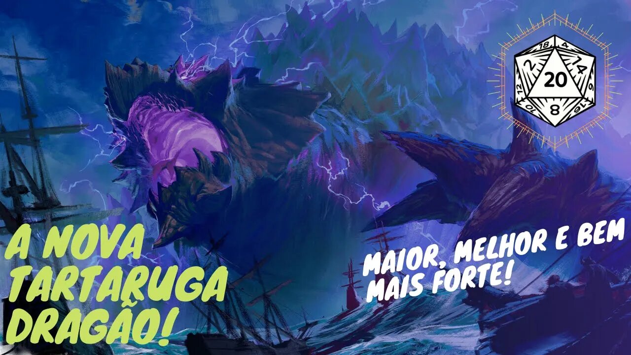 TARTARUGA DRAGÃO ANCIÃ - A VERDADEIRA DONA DOS MARES! - Dragões do Fizban.🐲