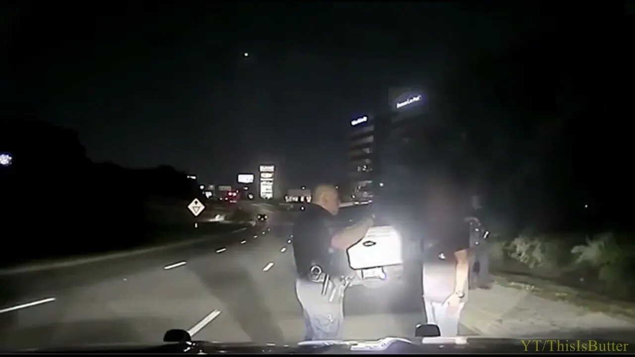 Drunk driver arrested when stopped on the road