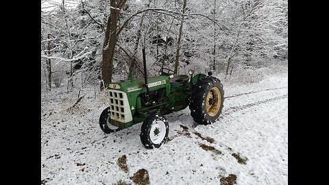 Oliver 550 winter ride