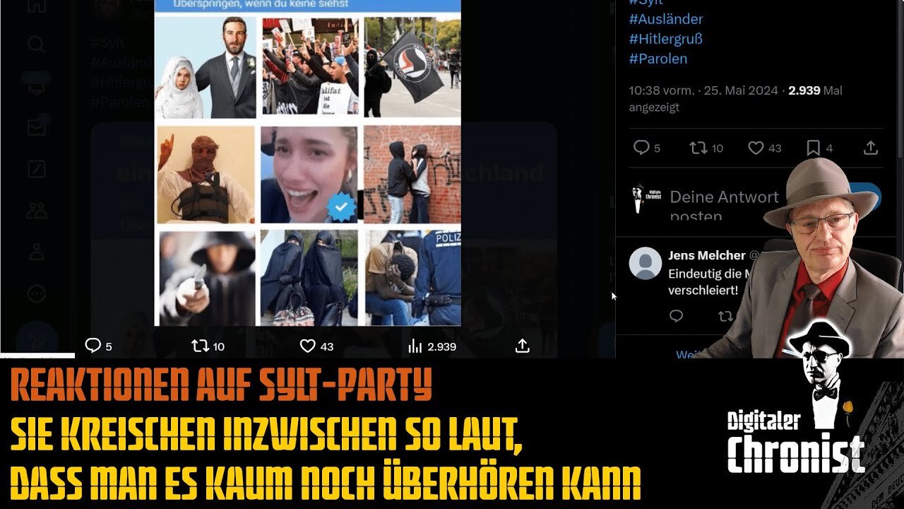 ÖRR Reaktionen auf Sylt-Party.Sie kreischen inzwischen so laut,dass man es kaum noch überhören kann!
