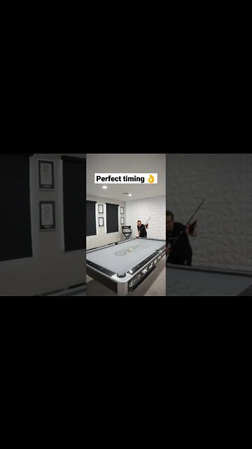 Amazing moving Pool Trick!