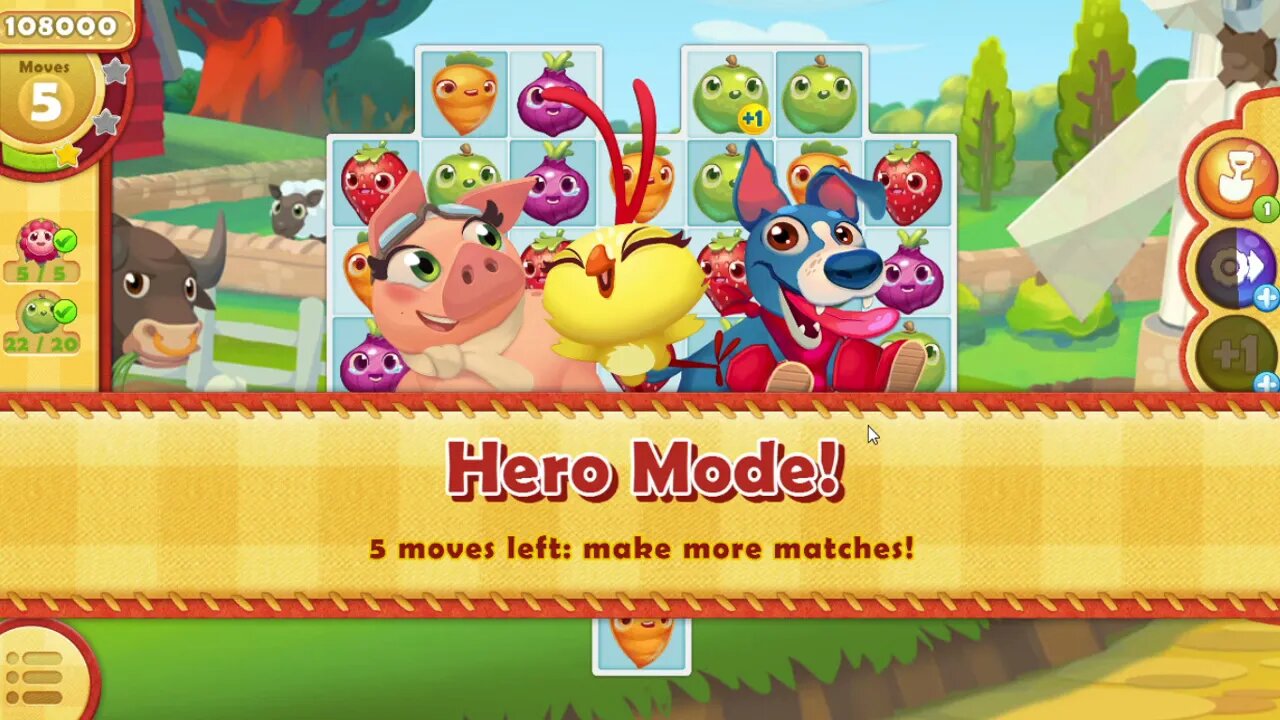 Farm Heroes Saga Level 15
