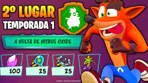 Crash On The Run | Prêmios da Temporada 1 | A Volta de Nitros Oxide