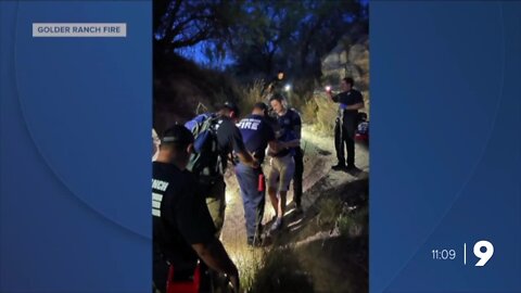 Injured hiker rescued on Honeybee Trail