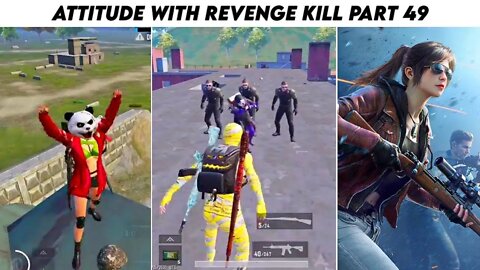 Pubg Mobile Attitude 😈 With Revenge Kill Max Pharaoh x- Suit |Part 49 | Xbot 2.0