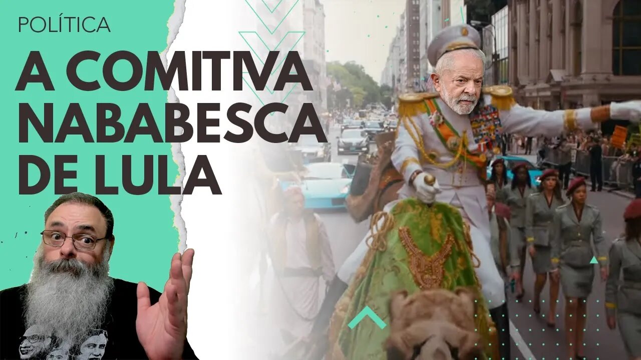 COMITIVA de LULA em PASSEIO em PORTUGAL inclui 2 AVIÕES, 22 CARROS, 75 PUXA SACOS e HOTEL de LUXO