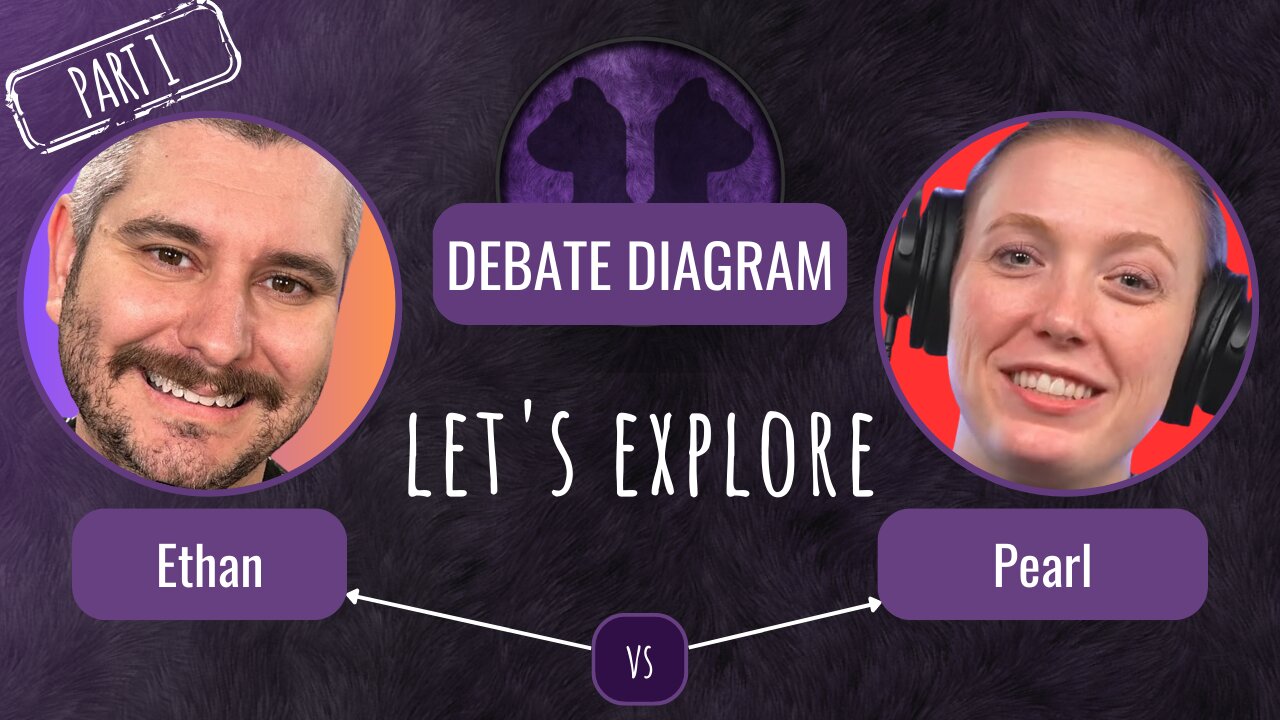 Debate Diagram 17: JustPearlyThings vs Ethan Klein - Part 1