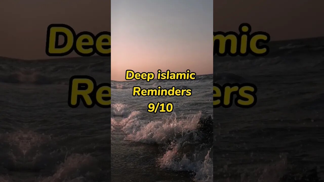 Deep islamic Reminder #islamicmotivation #youtubeshorts #islam #shorts