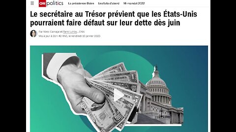 Les Etats Unis pourraient être en banqueroute en Juin ! Une catastrophe économique jamais vue !