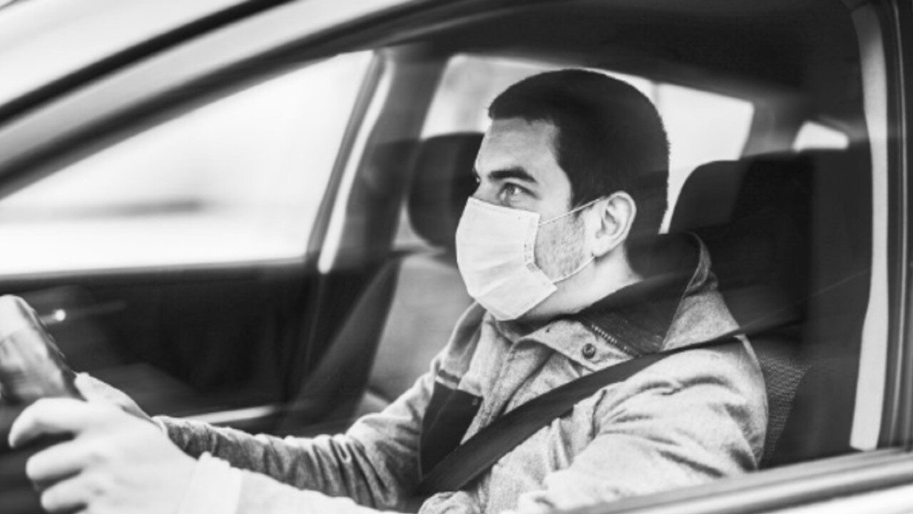 😷 BILLIONS of Lives Saved By Man Wearing a Mask Alone in His Car!