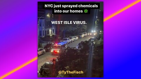 🚨NYC RANDOMLY TELLS RESIDENTS TO GO INSIDE AS THEY SPRAY PESTICIDE’S