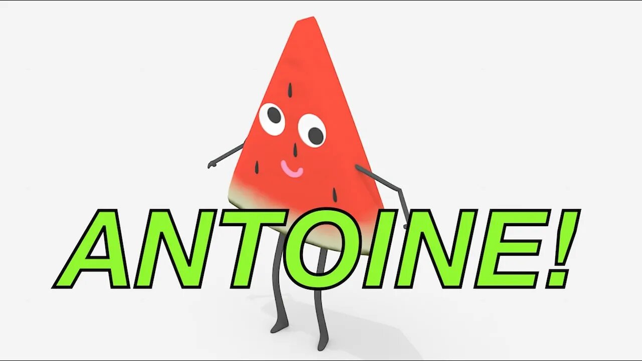 Happy Birthday ANTOINE! - WATERMELON Birthday Song