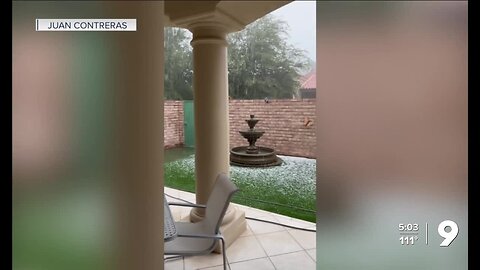 Viewers shared damage from Monday's Monsoon