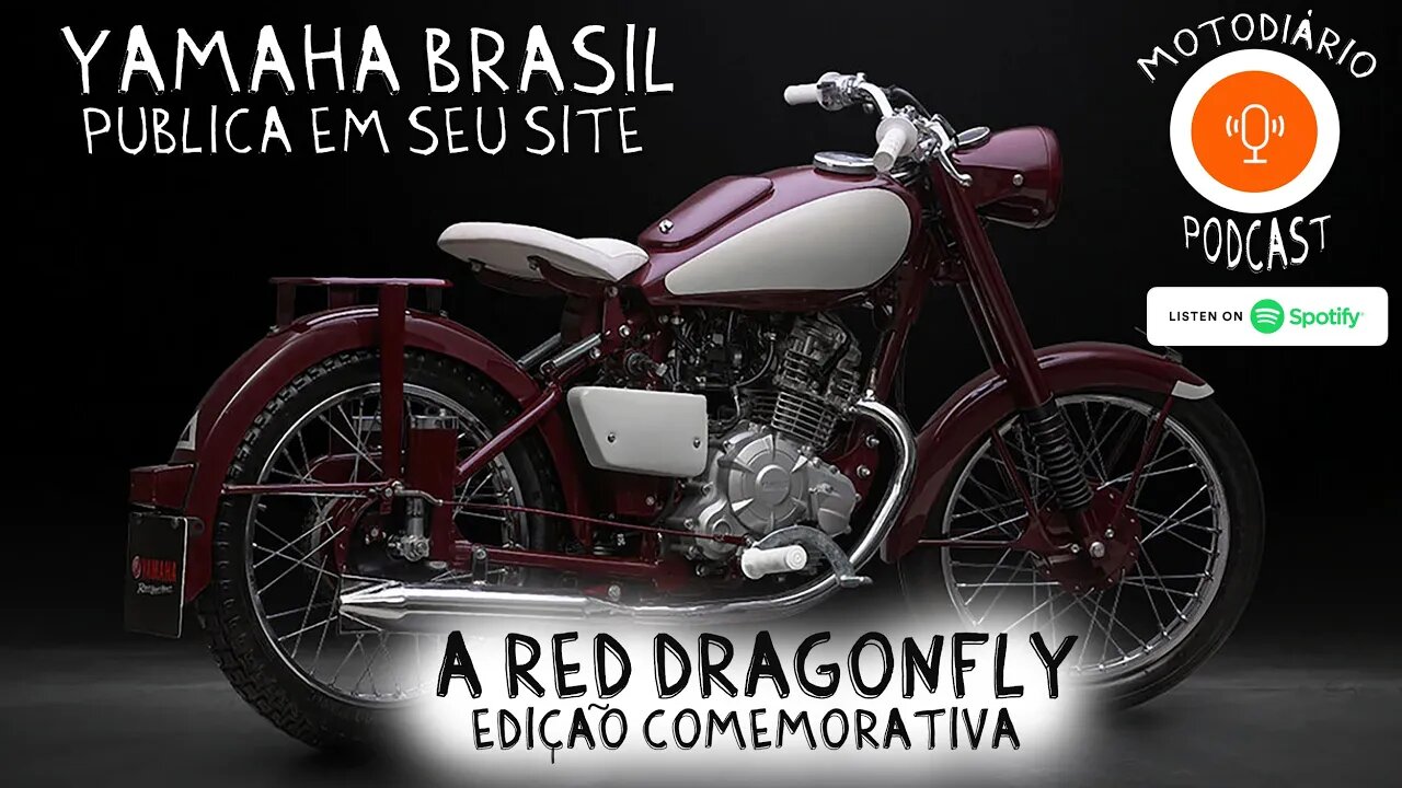 Yamaha BRASIL lança réplica da YA-1 Red Dragonfly: Edição Comemorativa 50 anos no Brasil