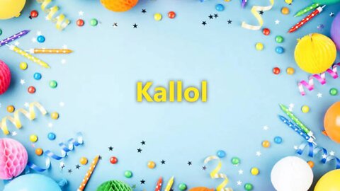 Happy Birthday to Kallol - Birthday Wish From Birthday Bash