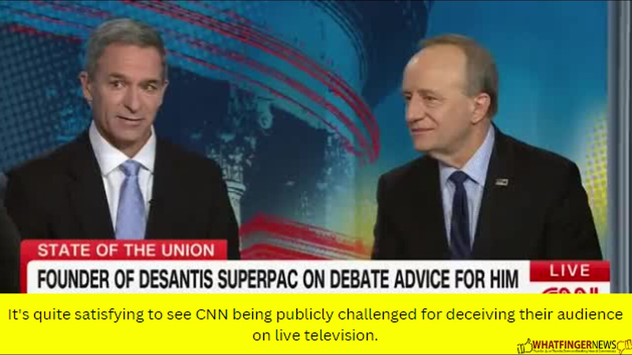 It's quite satisfying to see CNN being publicly challenged for deceiving their audience on live