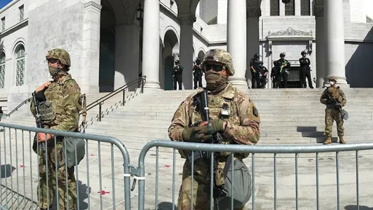 National Guard Stationed in Los Angeles | LA Protests May 31st, 2020