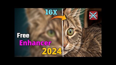 I Found FREE AI Image UPSCALER... TRY THIS! CUTOUT free Photo Enhancer 2024.